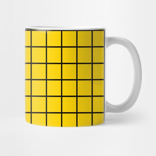 Yellow Math Grid Graph Paper Pattern by CONCEPTDVS